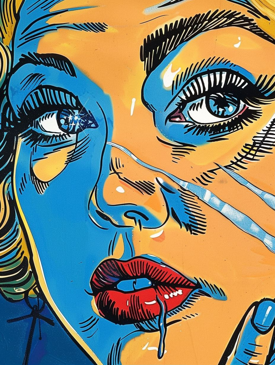 Neon Pop Art Melancholy