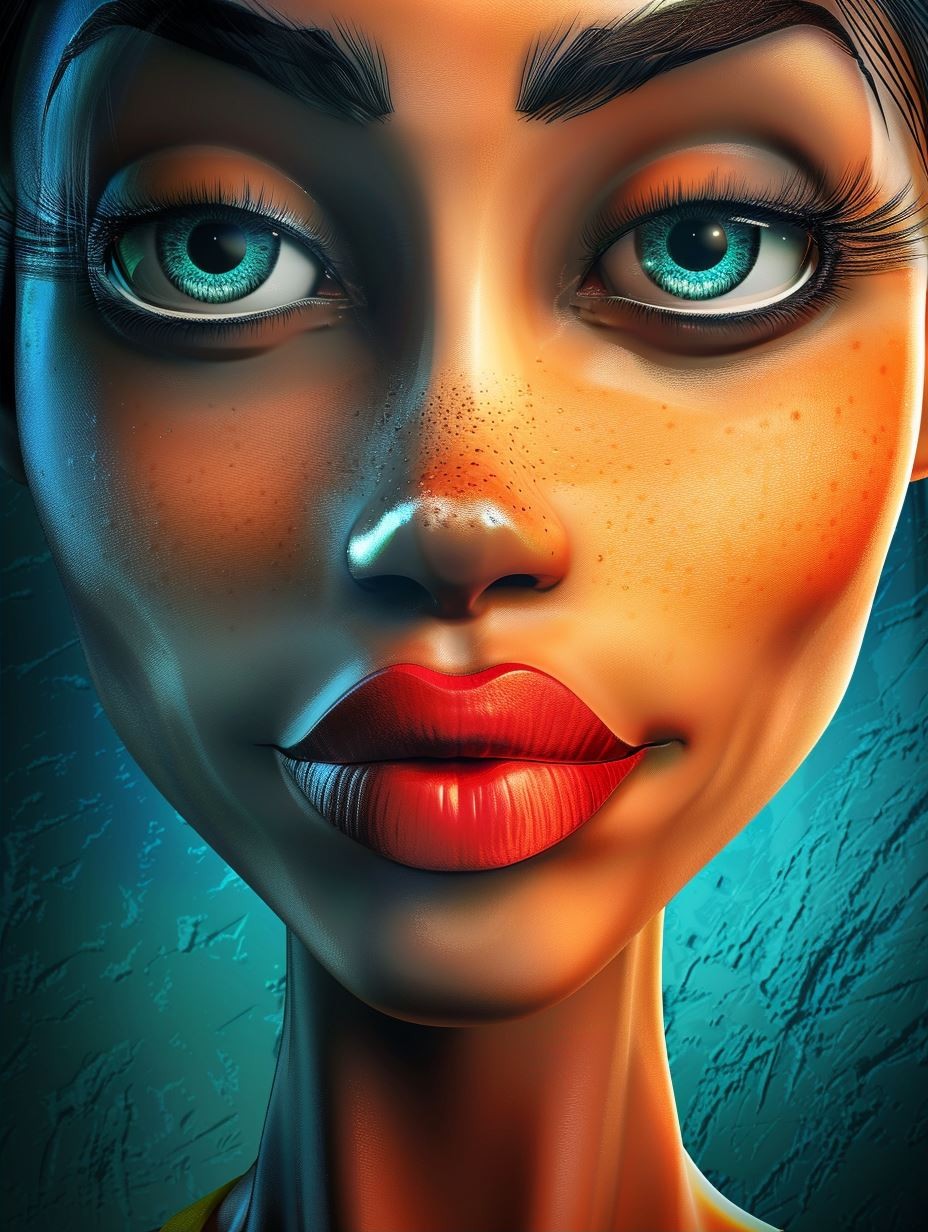 Ethereal Azure Underwater Gaze - Image 2