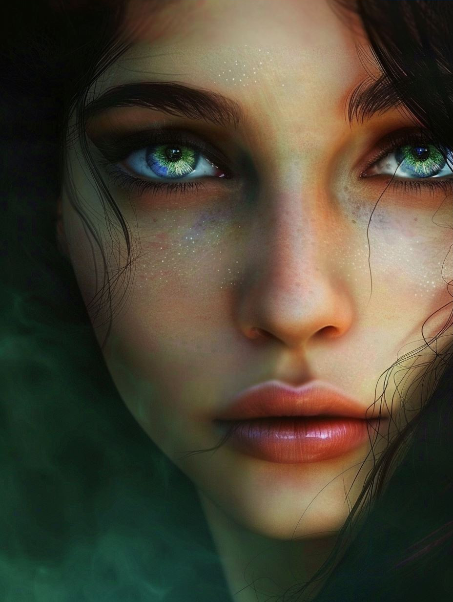 Ethereal Gaze of Forest Solitude - Image 3