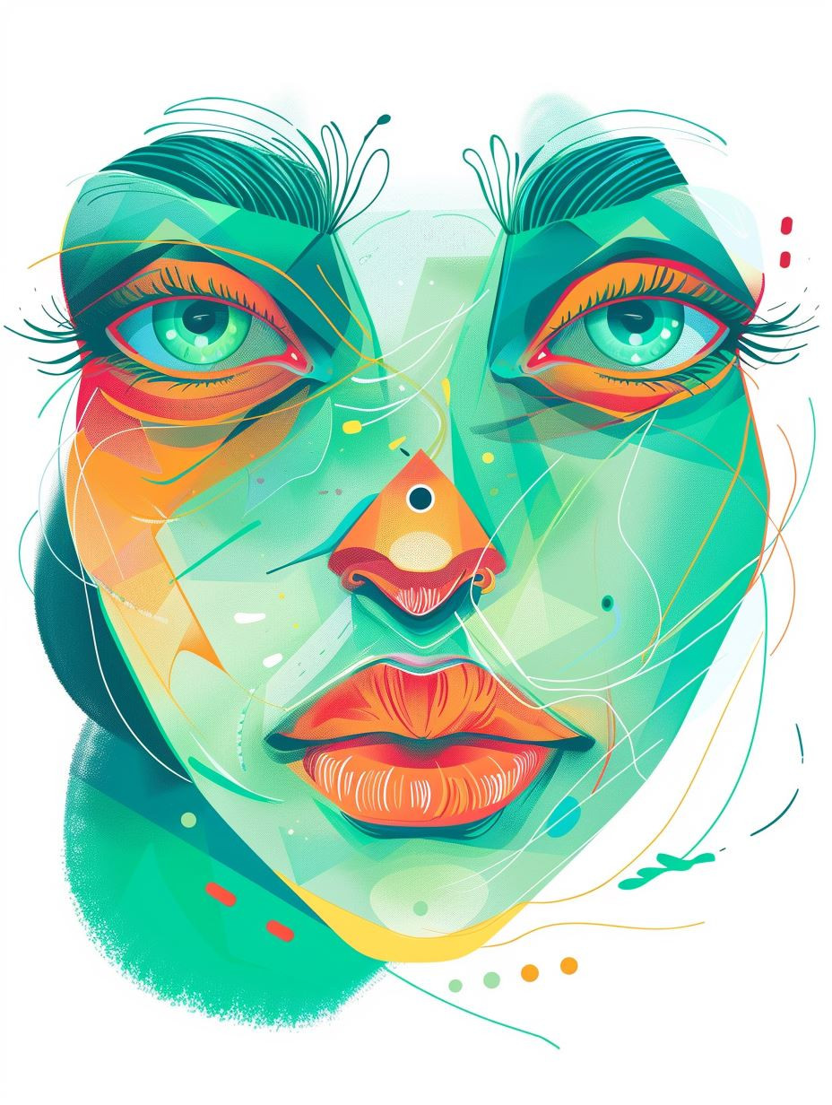 Ethereal Flora Dream Portrait - Image 3