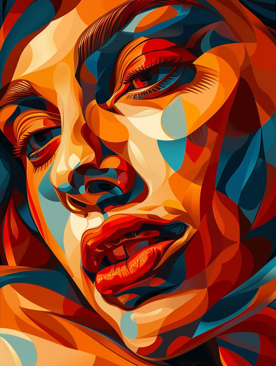 Autumnal Soul in Vibrant Layers - Image 3