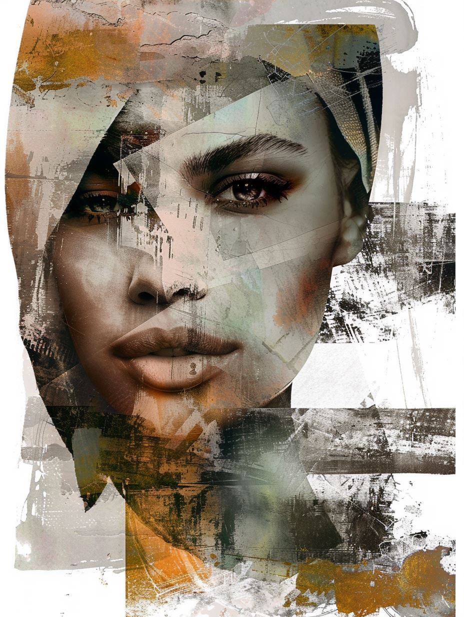 Abstract Fragmented Portrait - Image 3