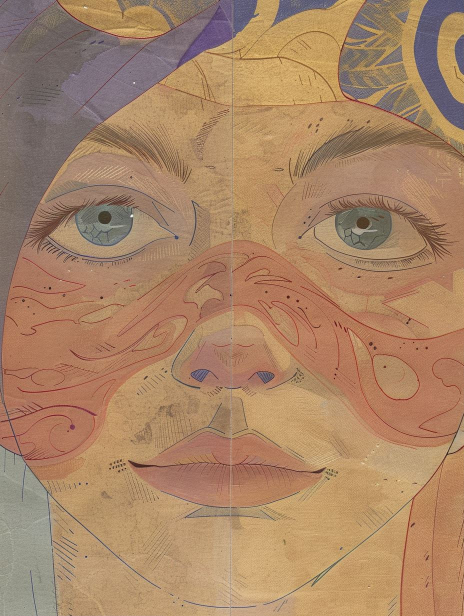 Ethereal Visions of Golden Grace - Image 1