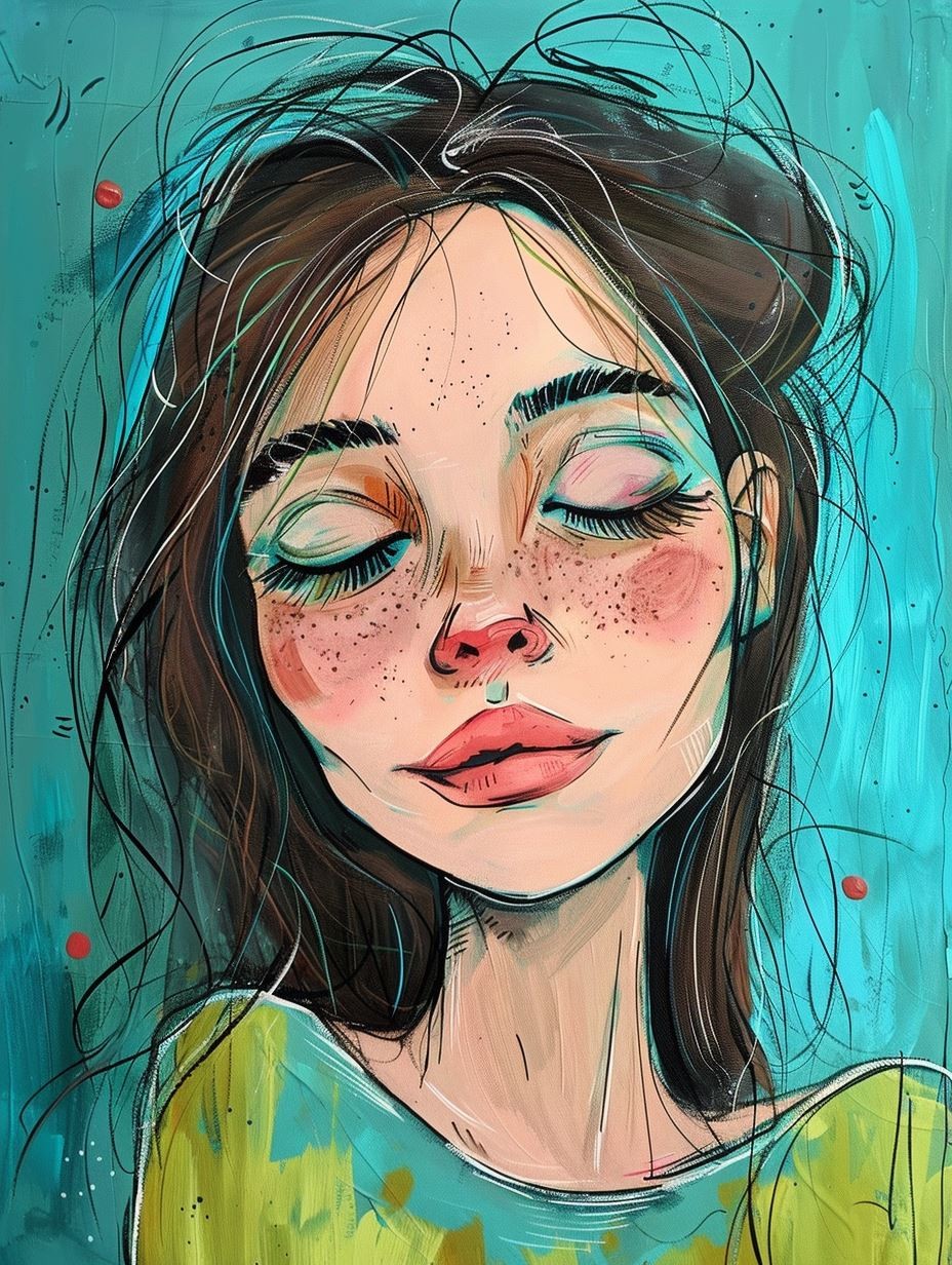 Ethereal Gaze Digital Illustration - Image 4