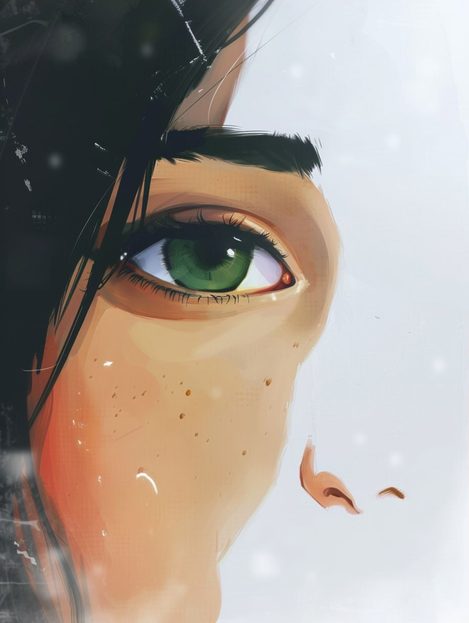 Emerald Gaze Digital Art - Image 3