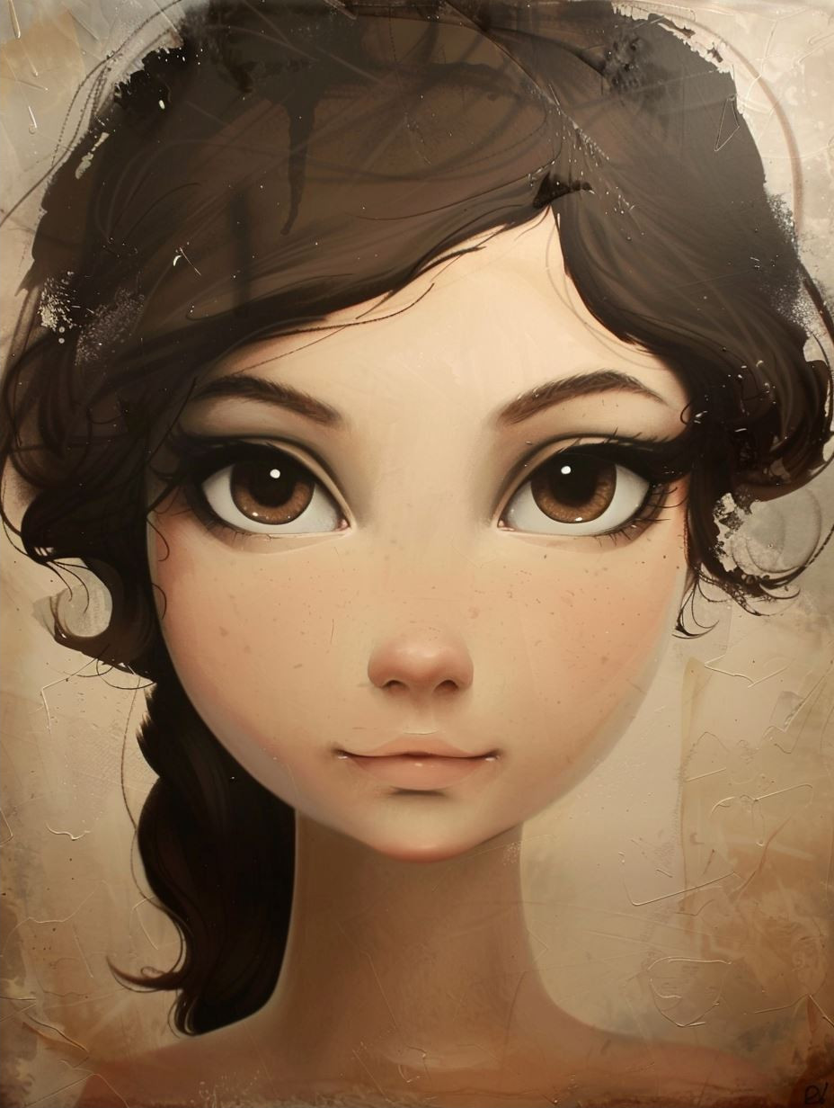 Whimsical Gazes: A Digital Art Study - Image 2