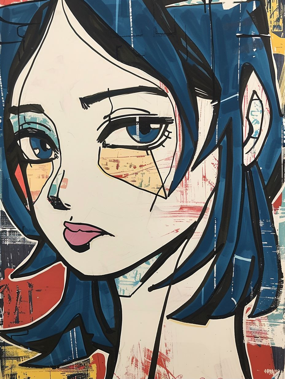 Four Faces of Modern Stylized Art - Image 2