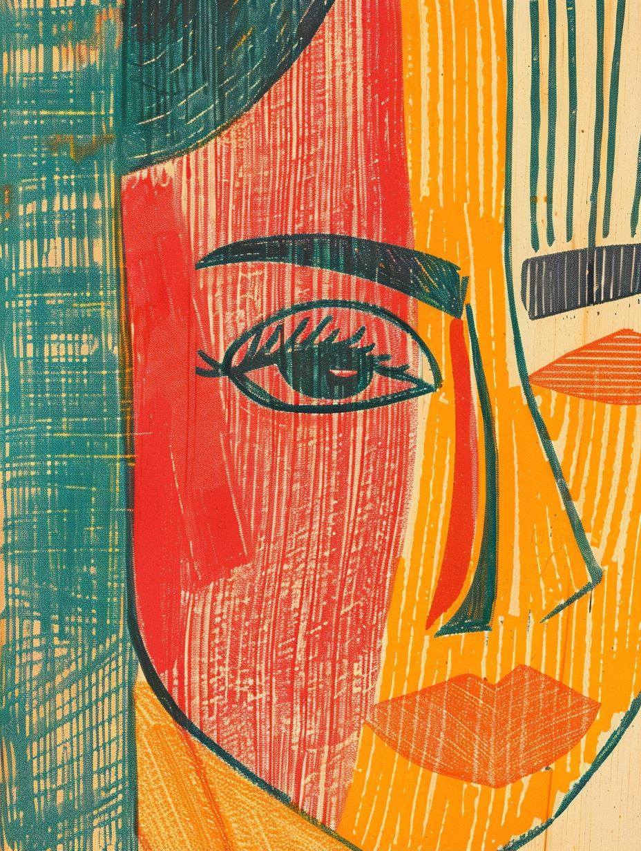 Abstract Geometric Portrait Studies - Image 2