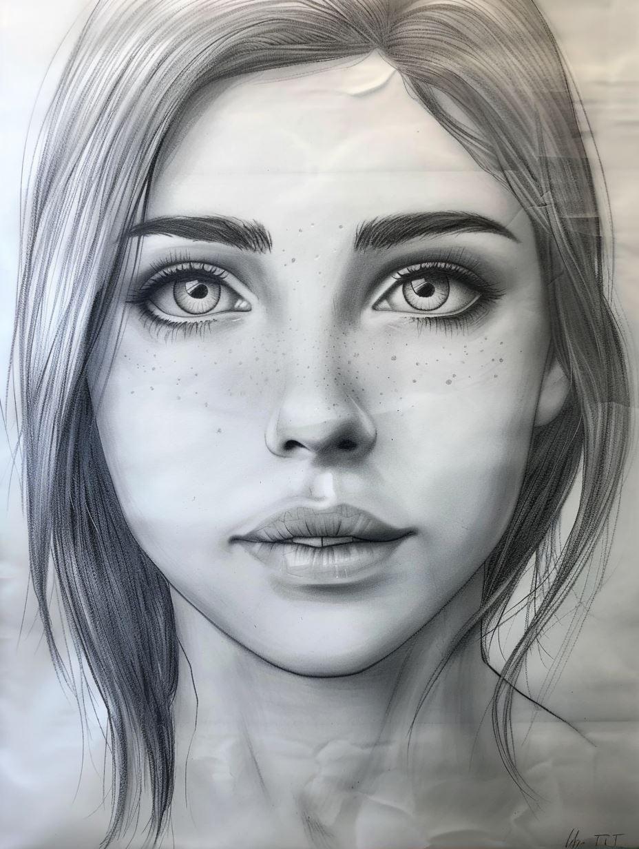 Evolution of a Portrait: Sketch to Color - Image 1