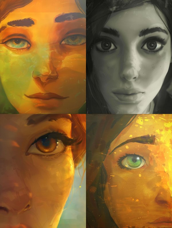 Ethereal Portraits of Dreaming Faces