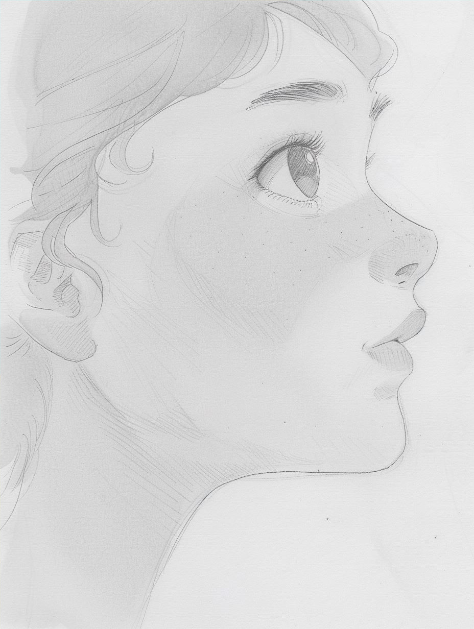 Dreamy Portraits: From Sketch to Color - Image 4
