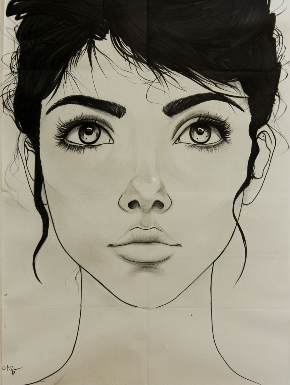Crimson Gloss Hyper-Realistic Portrait - Image 2