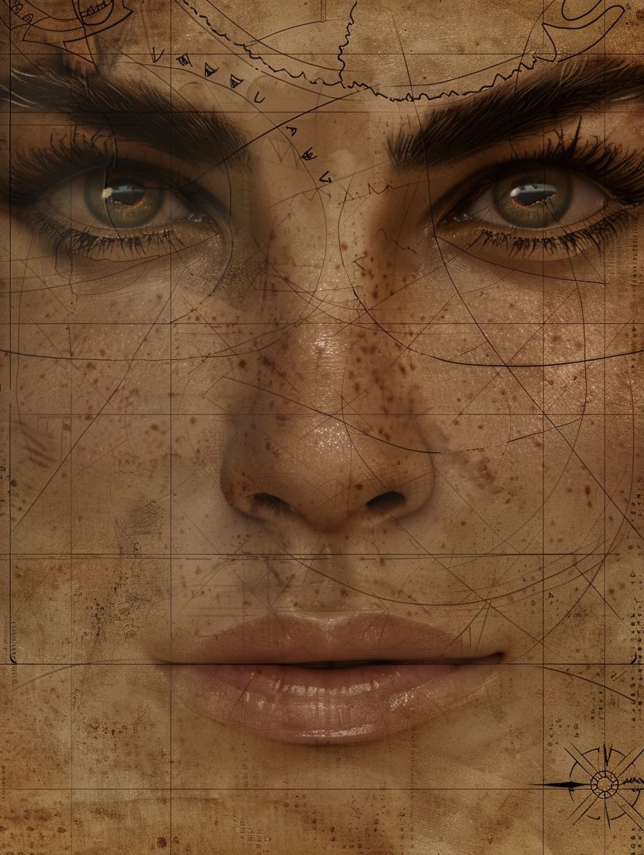 Cartographic Soul Portrait Study - Image 1