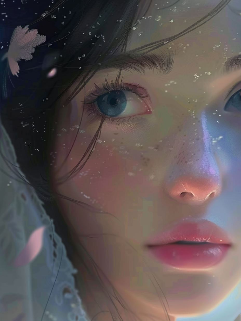 Ethereal Dreamy Floral Portraits - Image 1
