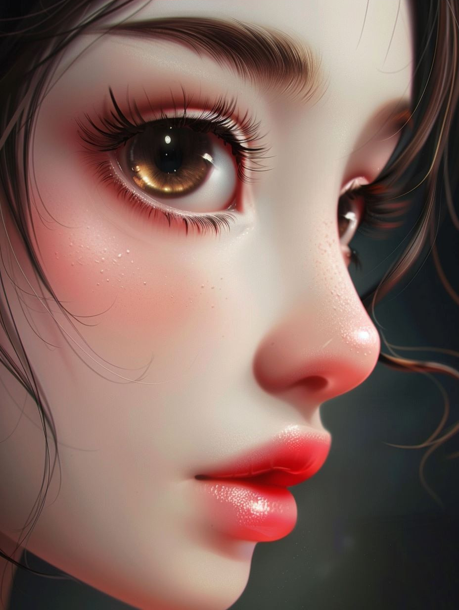Ethereal Crimson Gaze - Image 3