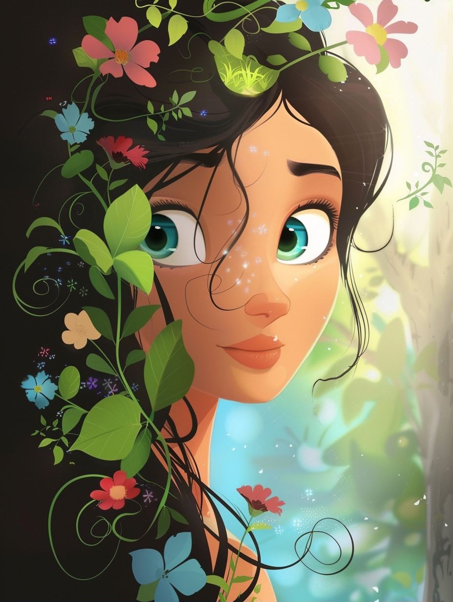 Dual Nature Elemental Portrait - Image 2