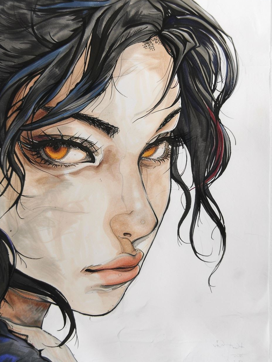 Mystic Gazes: Digital Portrait Studies - Image 4