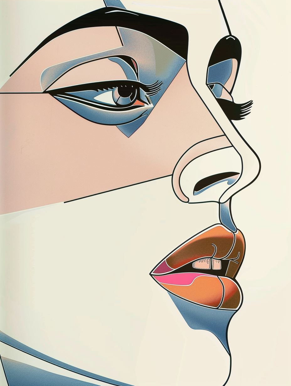 Fragmented Beauty: A Cubist Study - Image 3