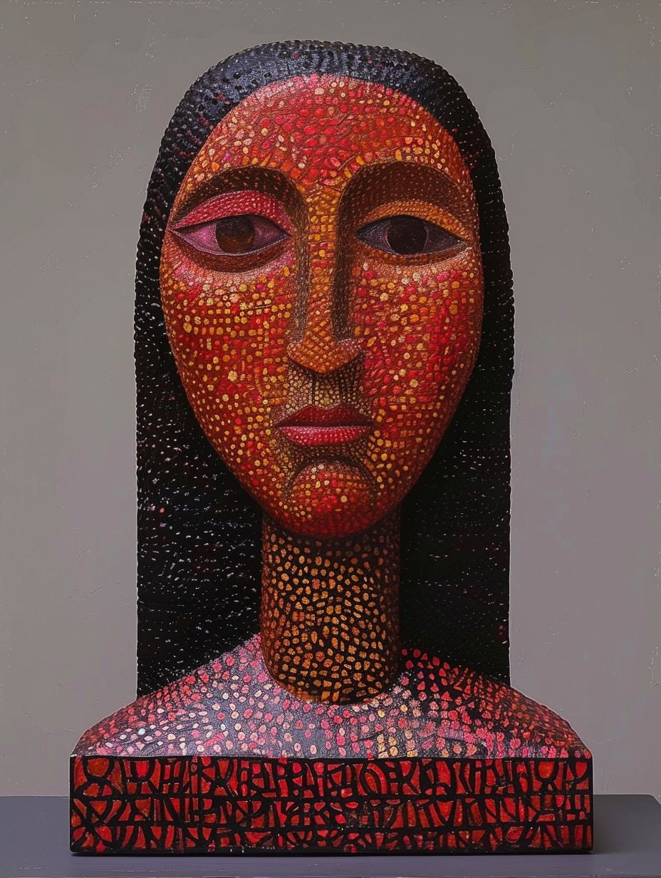 Mosaic Portraits of Ethereal Women - Image 2