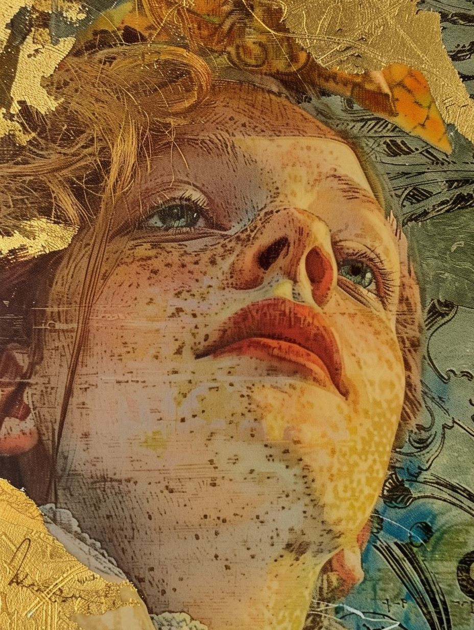 Textured Portraits of Ethereal Gazes - Image 1