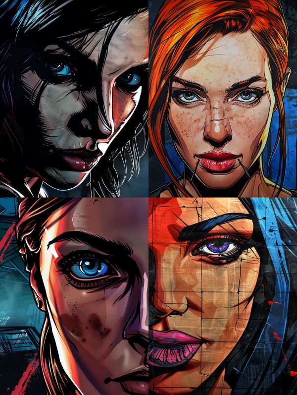 Cybernetic Portraits of Digital Women
