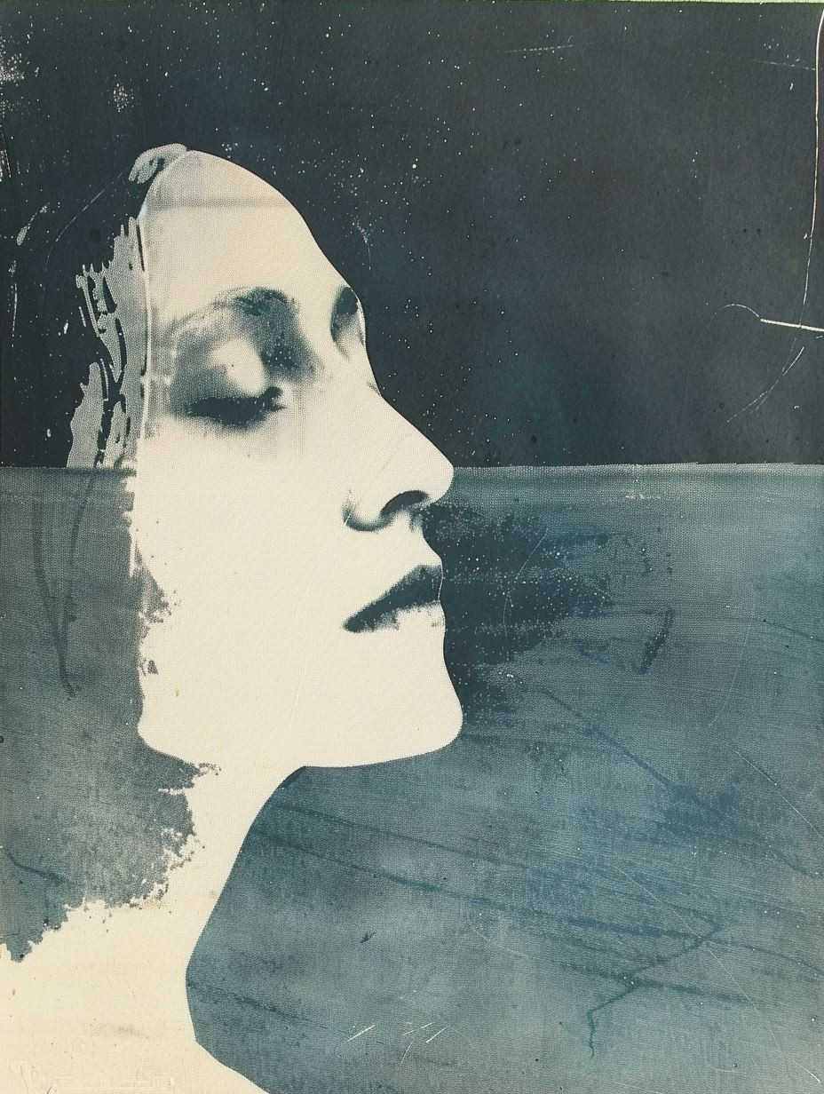 Ethereal Monochrome Screen Print - Image 2