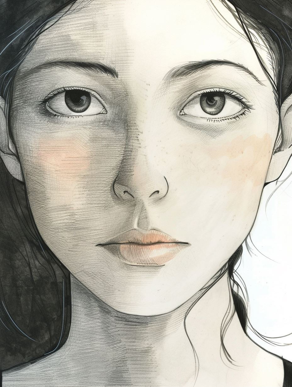 Four Perspectives of a Solemn Gaze - Image 1