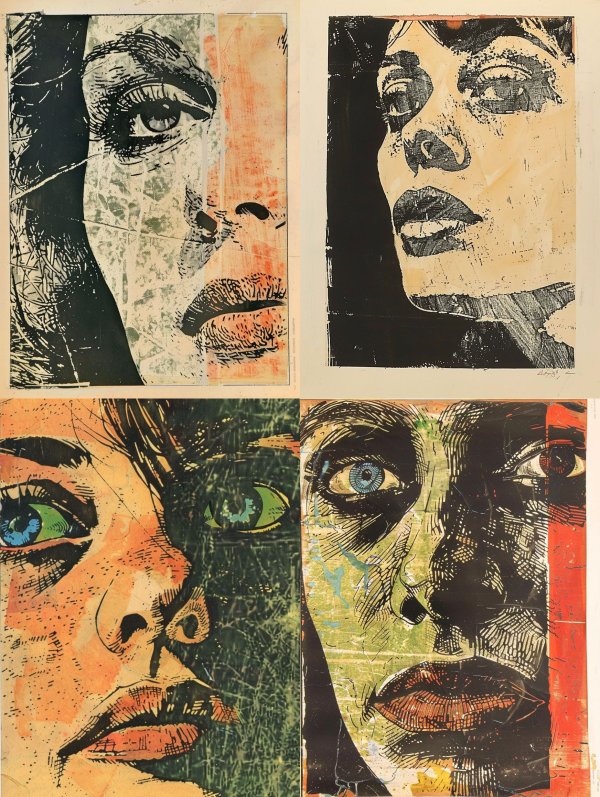 Fragmented Gazes in Pop Art