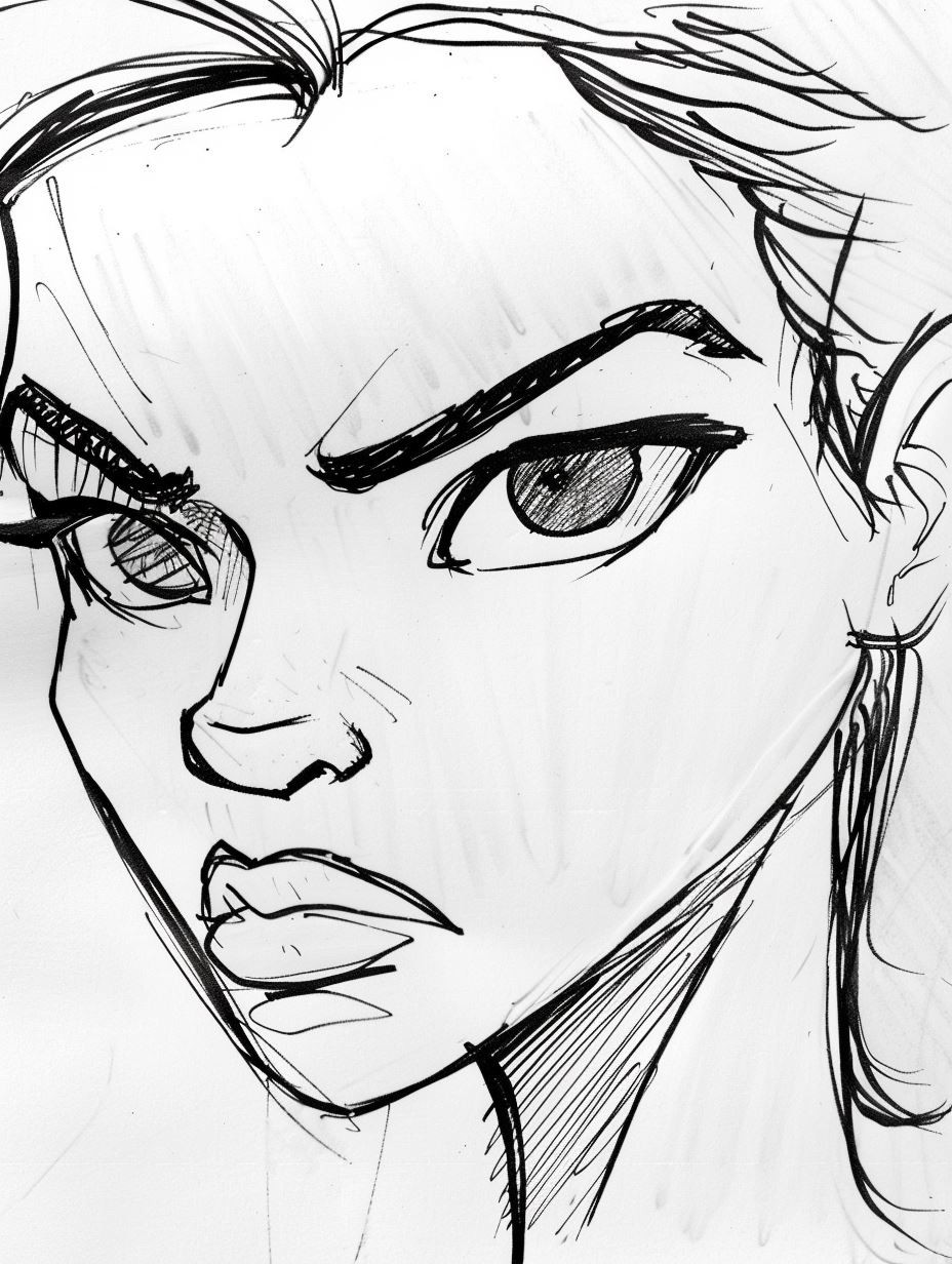 Expressive Hand Drawn Character Sketches - Image 3
