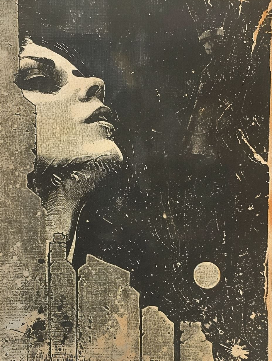 Vintage Halftone Noir - Image 3