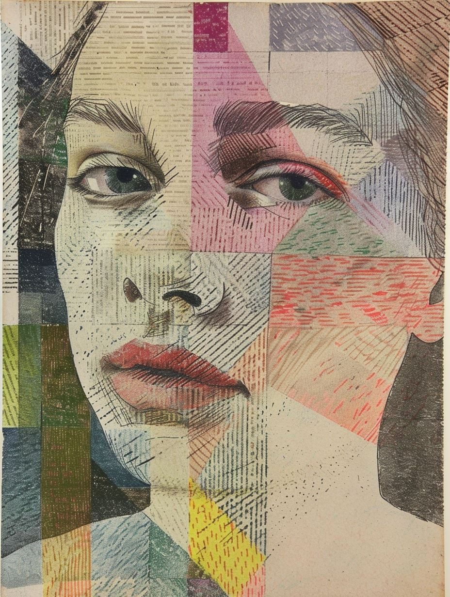 Fragmented Visions: A Study in Cubist Portraits - Image 3