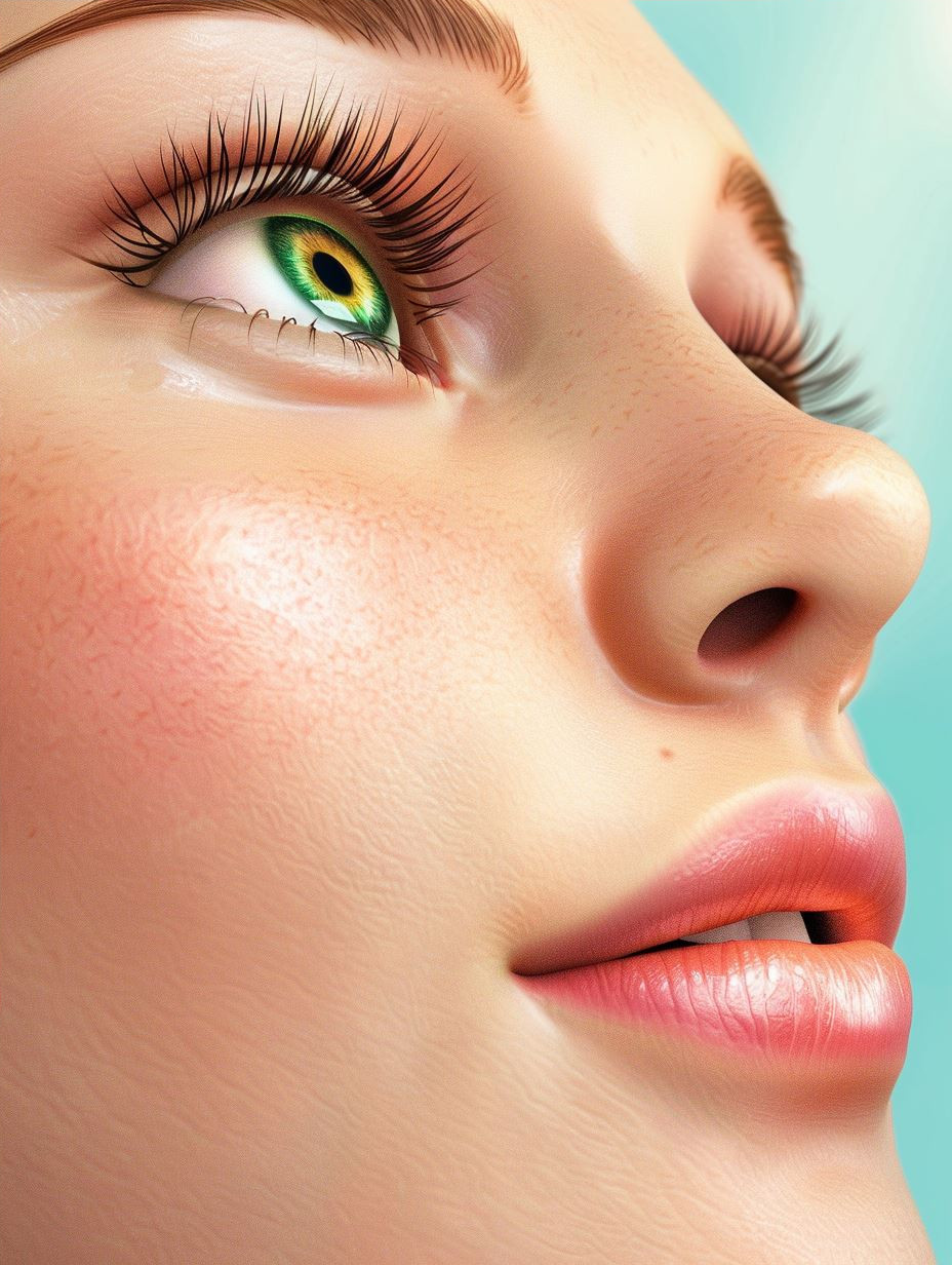Ethereal Beauty: A Study in Green Eyes - Image 4