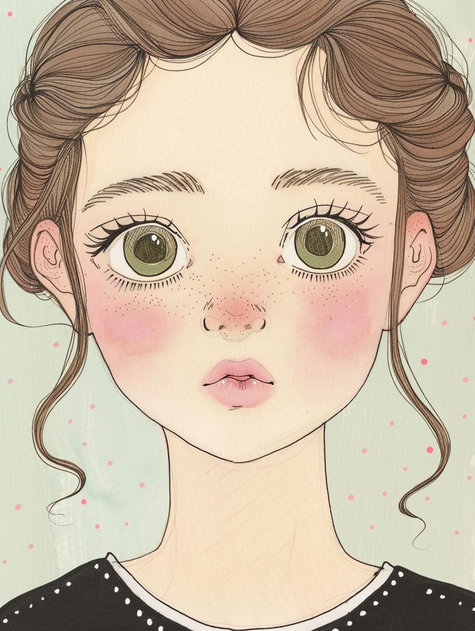 Soft Ethereal Portrait Illustrations - Image 1
