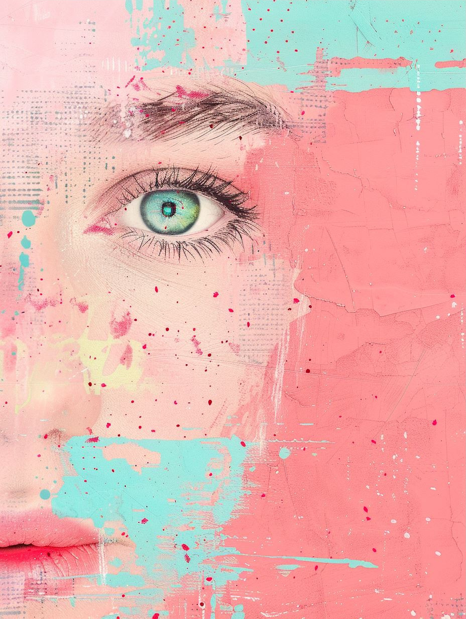 Pastel Dreams: A Surreal Portrait Study - Image 3
