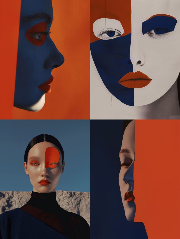 Chromatic Contrast: A Study in Bold Color