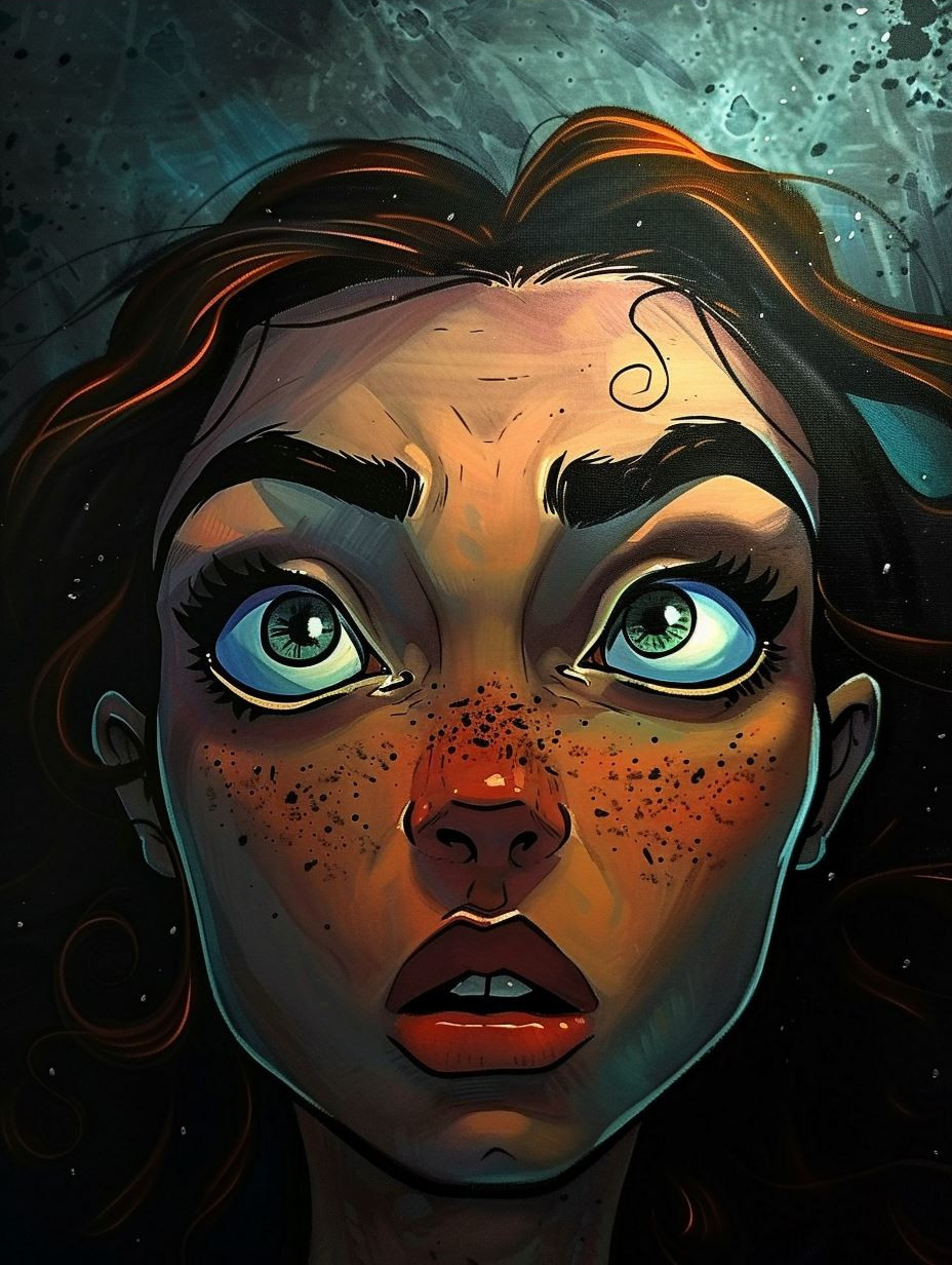 Whimsical Portraits of Expressive Stylized Women - Image 3