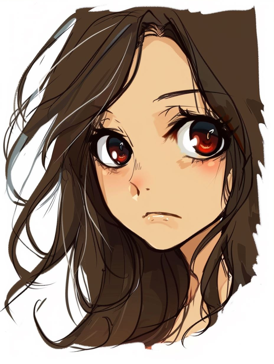 Ethereal Visions: A Study of Anime Portraits - Image 3