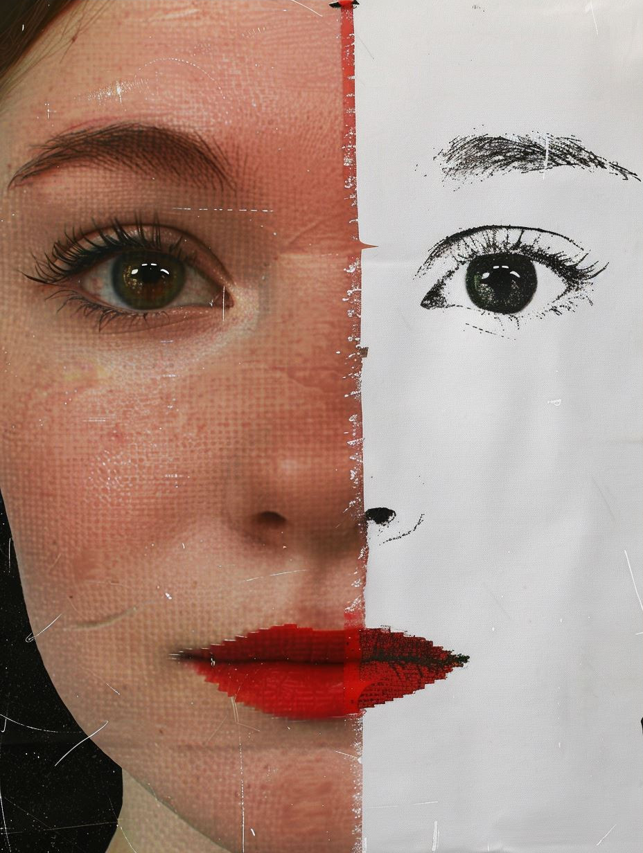 Glitchy Analog Portrait Study - Image 3