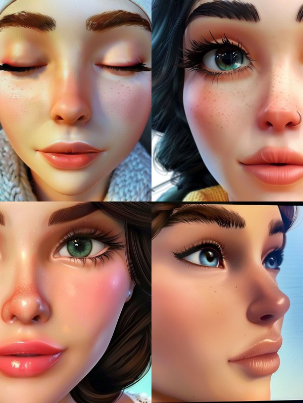 Radiant Glow Digital Beauty Portraits