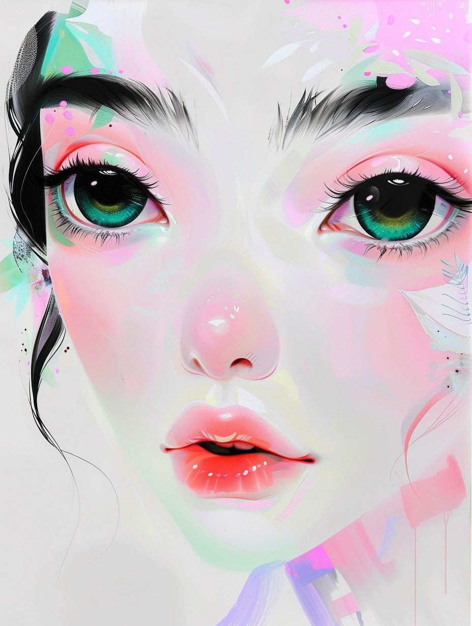 Vibrant Digital Portraits of Ethereal Beauty - Image 4