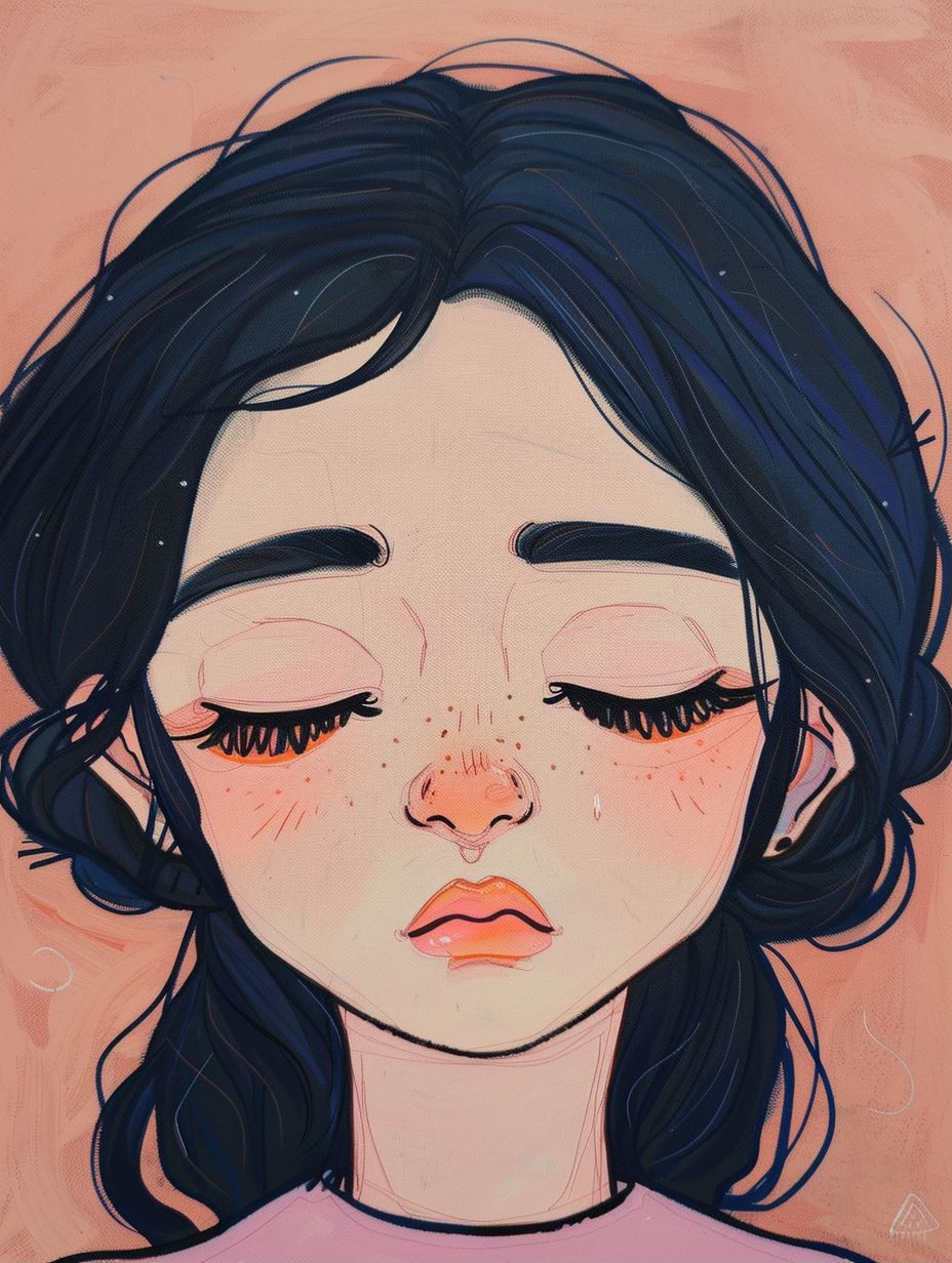 Serene Dream of Pastel Hues - Image 1