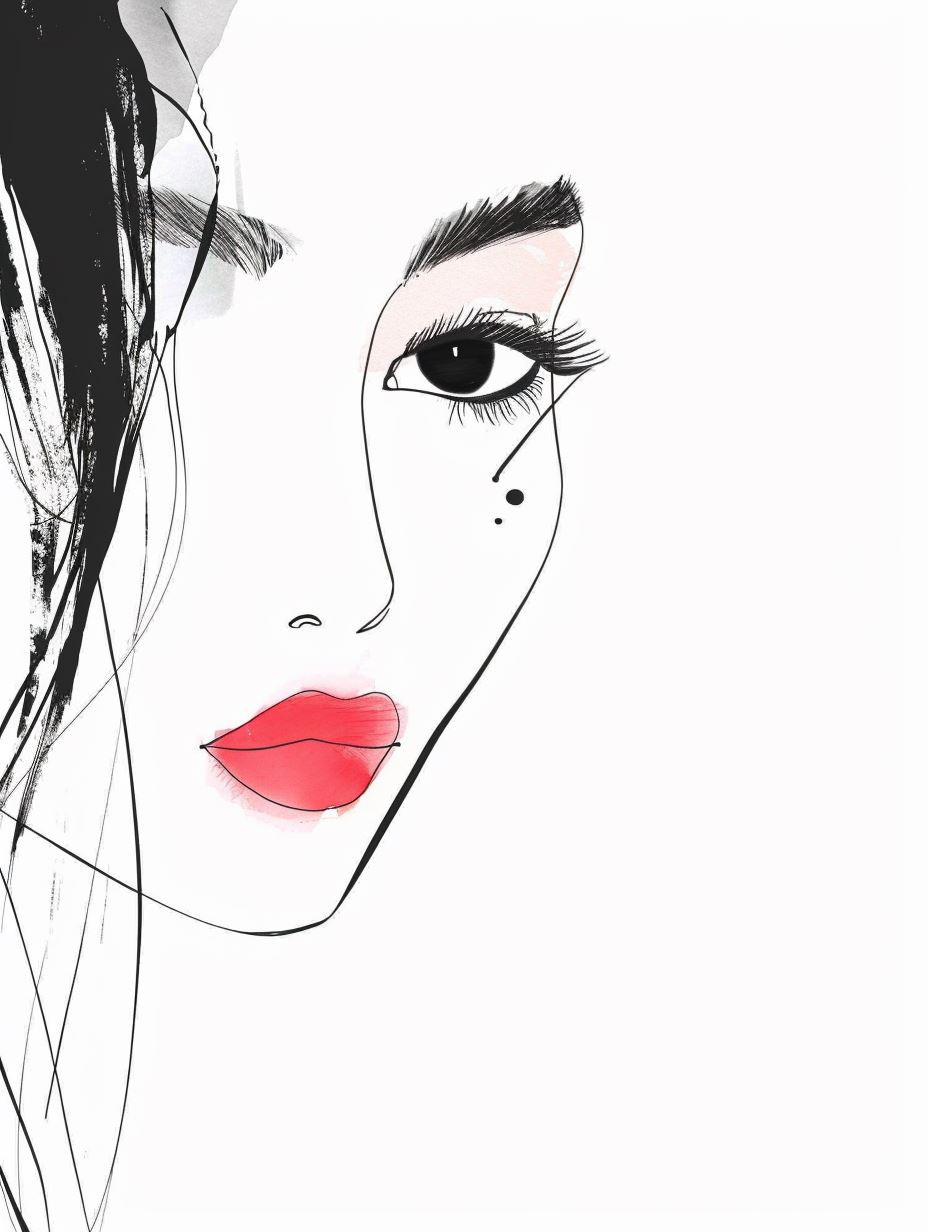 Whispers of Elegance: Minimalist Portraits - Image 4