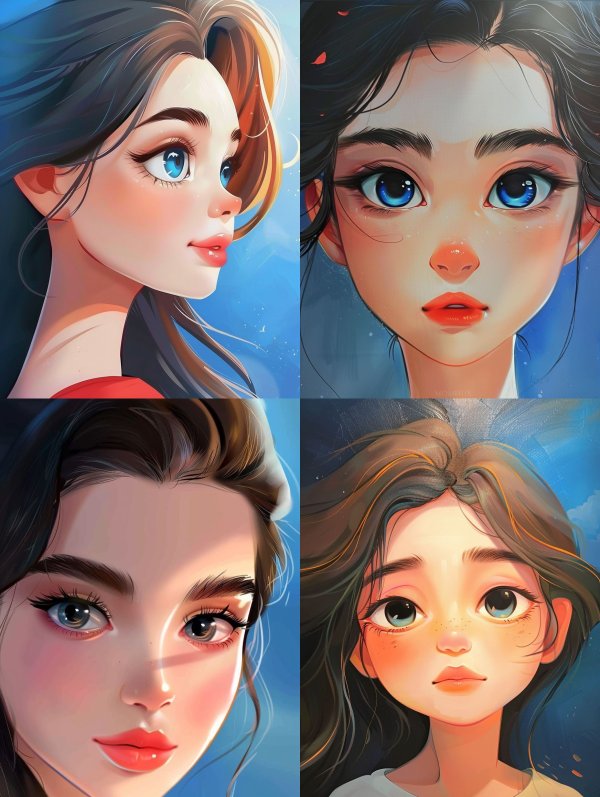 Ethereal Digital Portraits of Young Women