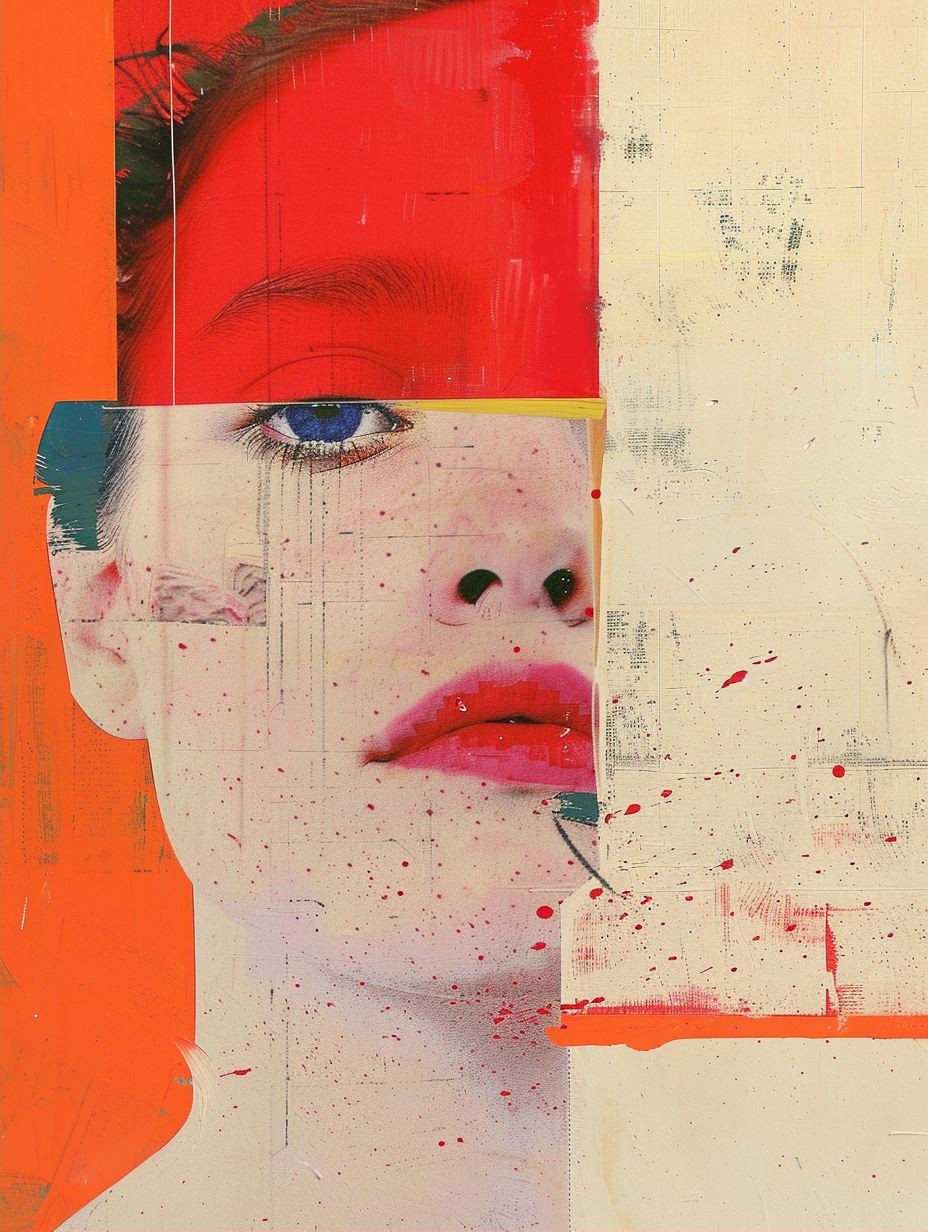 Fragmented Visions of Crimson Beauty - Image 2