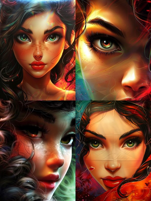 Vibrant Visions of Ethereal Beauty