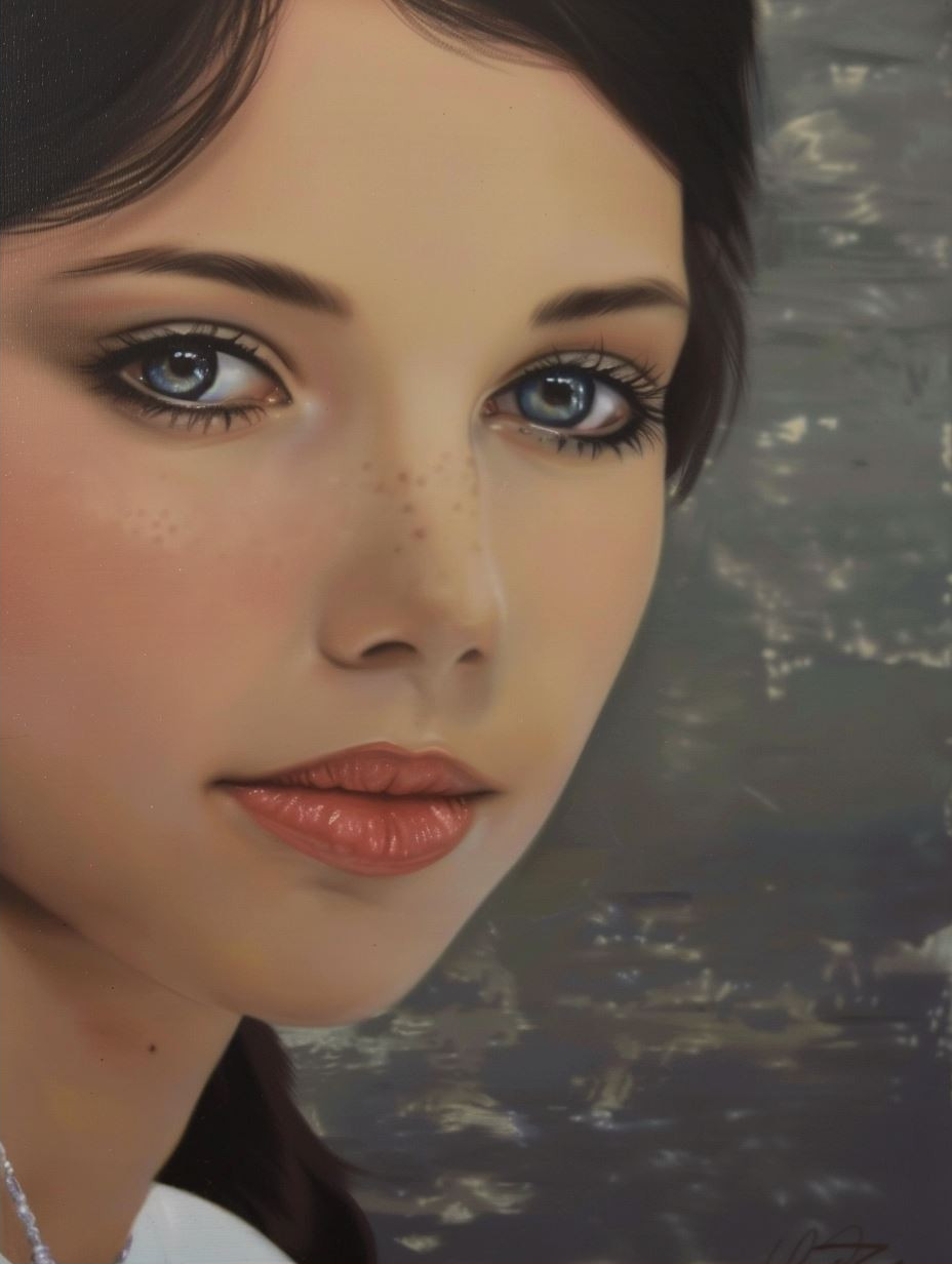 Ethereal Feminine Portrait Study - Image 2