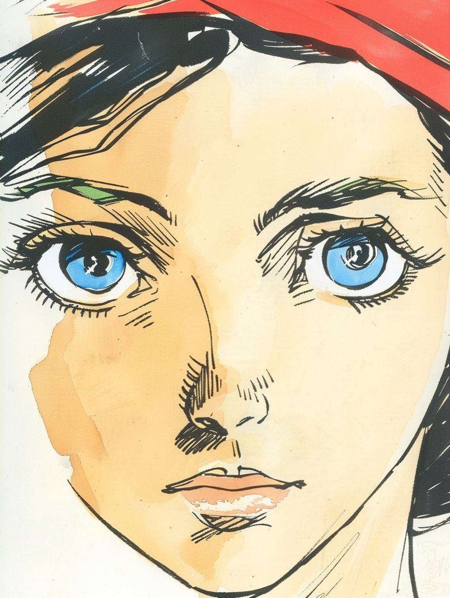 Expressive Hand Drawn Portrait Studies - Image 2