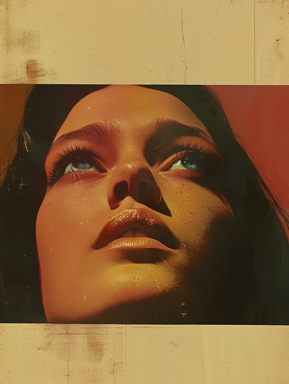 Fragmented Gaze of Crimson Gold - Image 3