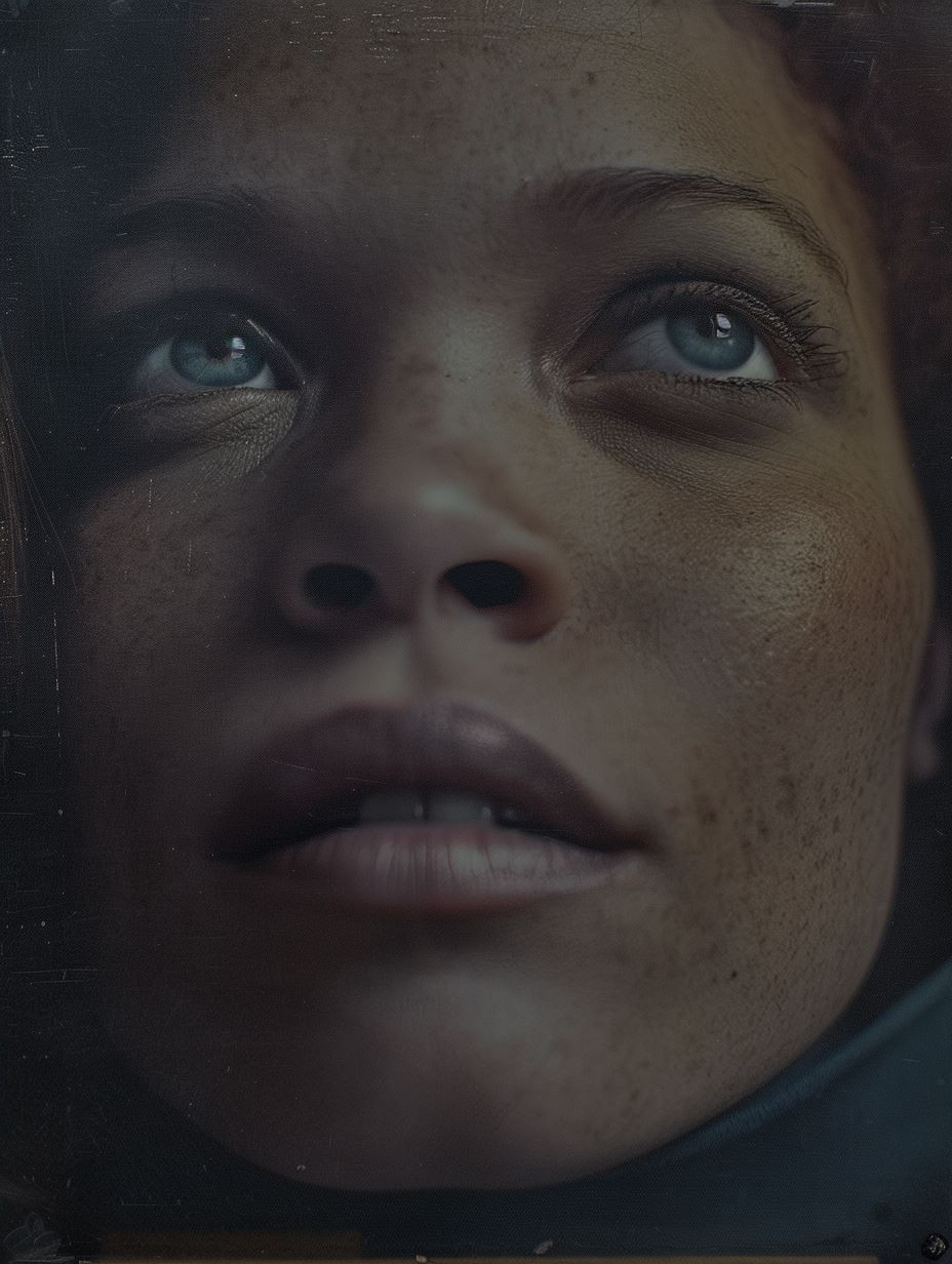 Ethereal Gazes in Cinematic Shadow - Image 2