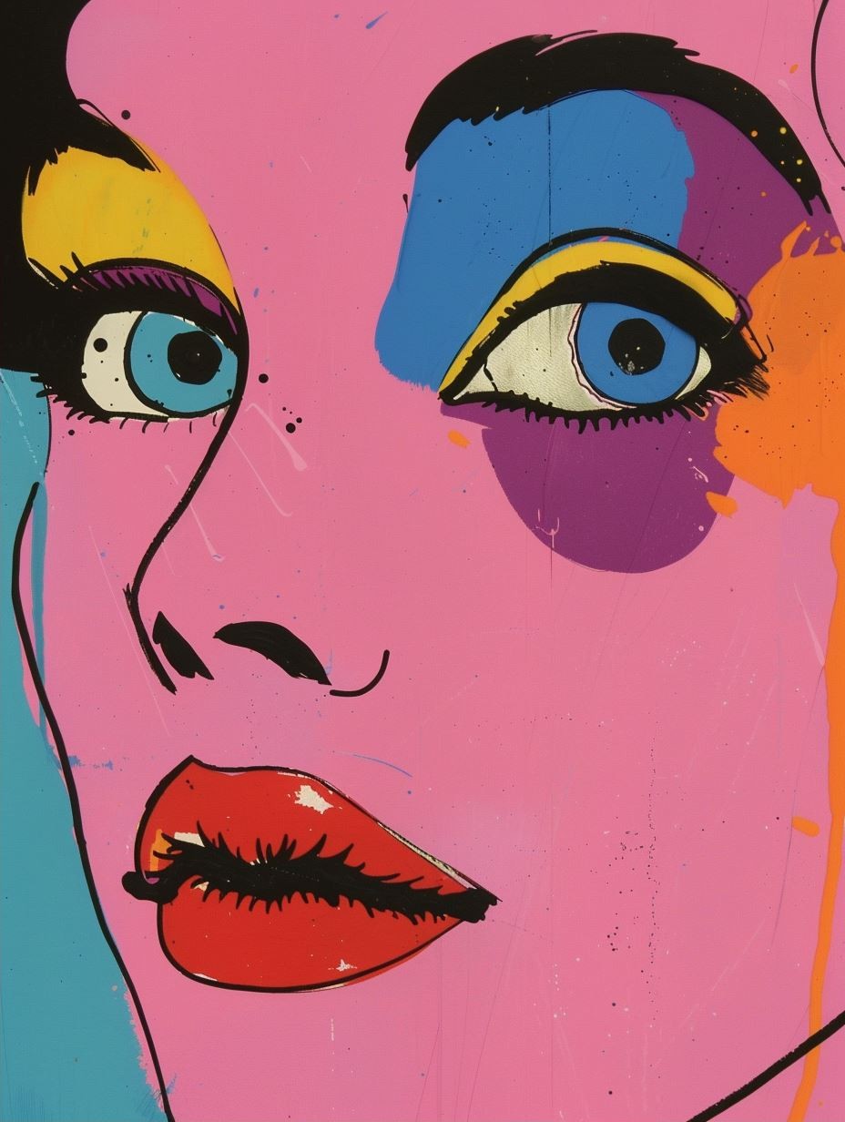 Vibrant Pop Art Female Portraits - Image 2